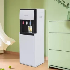 Vandautomat - Fritstående vanddispenser - Bundpåfyldt - Kold 10–15°C, varm 85–95°C - 500W/90W - 220V - Hvid Best