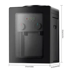 Vanddispenser - Bordmodel - Koldt & Varmt Vand - 220V 50Hz - Opvarmning 550W, Køling 75W - PP-kabinet - Sort Discount