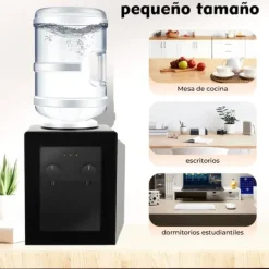 Vanddispenser - Bordmodel - Koldt & Varmt Vand - 220V 50Hz - Opvarmning 550W, Køling 75W - PP-kabinet - Sort Discount