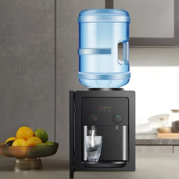 Vanddispenser - Bordmodel - Varmt/Koldt Vand - Spænding 220V 50Hz - 550W Opvarmning, 75W Køling - Flow 4 L/t ≥90°C, 1 L/t ≤15°C - Sort Discount