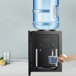 Vanddispenser - Bordmodel - Varmt/Koldt Vand - Spænding 220V 50Hz - 550W Opvarmning, 75W Køling - Flow 4 L/t ≥90°C, 1 L/t ≤15°C - Sort Discount