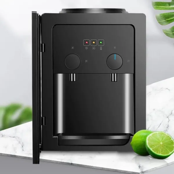 Vanddispenser - Bordmodel - Varmt/Koldt Vand - Spænding 220V 50Hz - 550W Opvarmning, 75W Køling - Flow 4 L/t ≥90°C, 1 L/t ≤15°C - Sort Discount