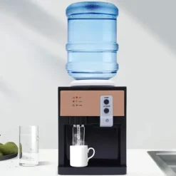 Vandkølere>Vanddispenser - Bordvandkøler - Koldt/Varmt - Hurtig Køling & Opvarmning - Trykknap - Kompakt - 3,5–18,9 L