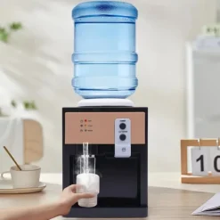 Vandkølere>Vanddispenser - Bordvandkøler - Koldt/Varmt - Hurtig Køling & Opvarmning - Trykknap - Kompakt - 3,5–18,9 L