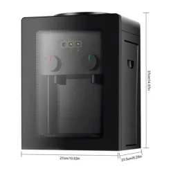 Vandkølere>Vanddispenser, Hurtigopvarmningsfunktion, Nem at Rengøre Design,sort