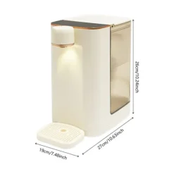 Vandkølere>Vanddispenser, 3L kapacitet, hurtig opvarmning,220V, HVID