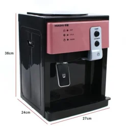 Vandkølere>Vanddispenser, topfyldt af rustfrit stål, lilla, 3 temperaturer (varm/kold/lunken), 1,2–5 gallon, US/EU-stik, Type 3