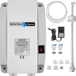 Vandkølere>Vandflaske-dispenser, 1 gallon/min flow rate, 40 PSI tryk, dobbelt sikkerhedskontakter,Én rørtype 2