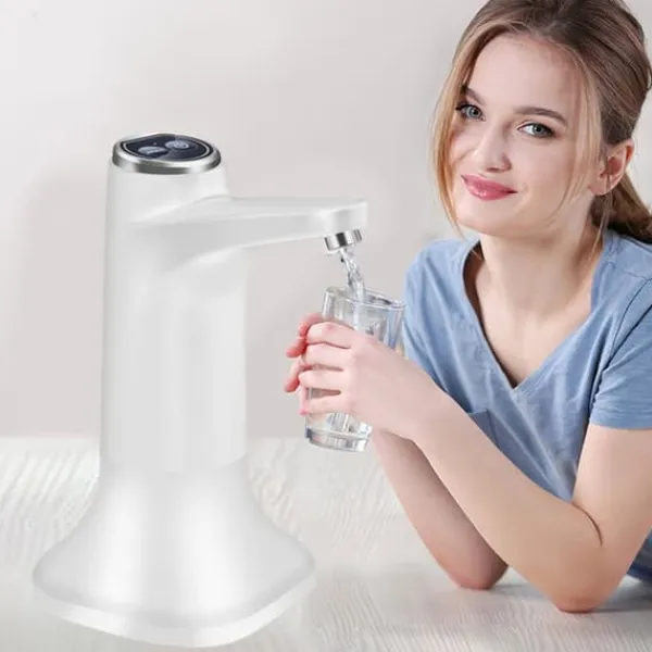 Vandkølere>Vandflaskedispenser USB-opladning Automatisk elektrisk drikkevandspumpe til kontorskole