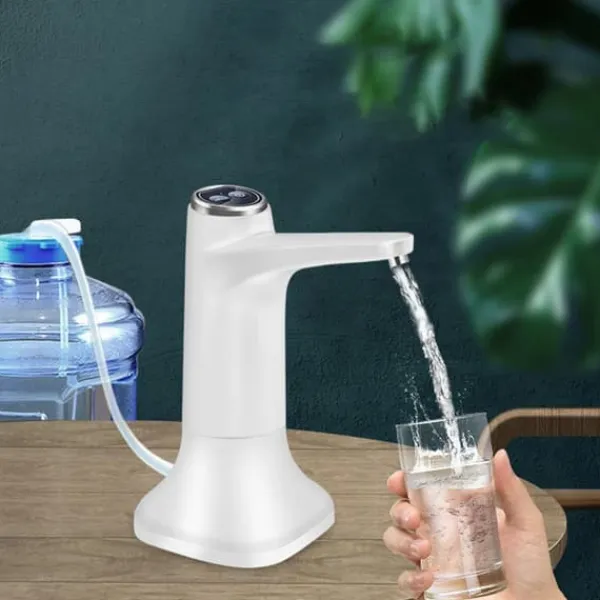 Vandkølere>Vandflaskedispenser USB-opladning Automatisk elektrisk drikkevandspumpe til kontorskole