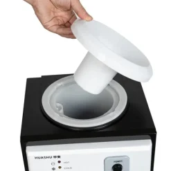 Vandkøler & vanddispenser - Topfyldt bordmodel - 19 L (5 gal) - Varmt & koldt vand - 110V - Rustfrit stål & PP - Sort