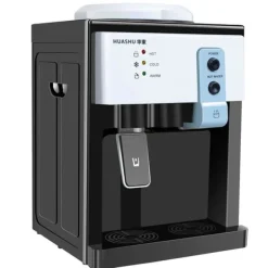 Vandkølerdispenser, Effektiv kontrol af varmt og koldt temperatur, Kompakt størrelse,sort New