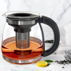 Varmebestandig glaskande med teinfuser 1,73 l New