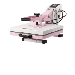 Damppresser>Varmepresser, Utrækkelig Skuffedesign, Præcis Digital Kontrol,LYSERØD