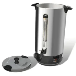 Varmtvandsbeholder 25L med 2500W i rustfrit stål | Farve: Sort | Size: 25L Online