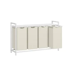 Vasketøjskurv, 92,5x33x71 cm, Brun Discount