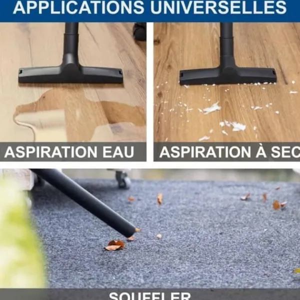 Grovstøvsugere>VC16 Våd- og tørstøvsuger - 1200 W - 16L plasttank - SCHEPPACH