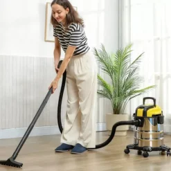 Grovstøvsugere>Våd- og tørstøvsuger, mobil, 3-trins filtersystem, 20 L støvbeholder