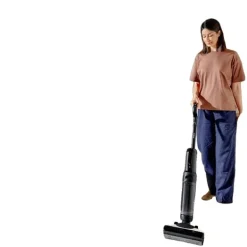 Gulvstøvsugere>Våd Tør Støvsuger, Selvrensende Funktion, ZeroTangle Børste, Forlænget Batterilevetid