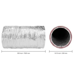 VEVOR Tørretumbler Vent Slange, Holdbar Isolering, Kraftig Konstruktion,OW130 Outlet