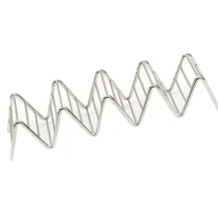 Tilbehør Til Madservering>V-formet tacoholderstativ i rustfrit stål - 4-5 riste - Madreol til hjemmekøkken - 6,3x22,5x4,5 cm/2,5x8,9x1,8in