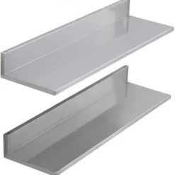 Væghylde, 76.2x21.8x8.5 cm, rustfrit stål, opbevaring New