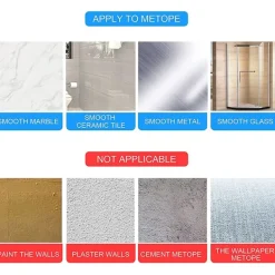 Vægmonteret knagerække i guld med 5 kroge - installation uden boring Clearance