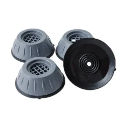 Vibrationsdæmpende fødder til vaskemaskine / tørretumbler Grå 8-pack Discount