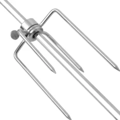 vidaXL BBQ rotisseriespyd med professionel motor stål 900 mm Sale