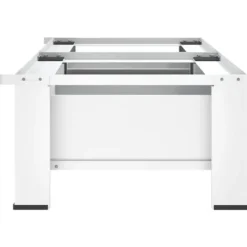 vidaXL dobbelt sokkel m. skuffer til vaskemaskine og tørretumbler hvid - Tilbehør til vaskemaskiner & tørretumblere Hot