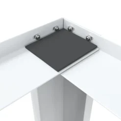 vidaXL dobbelt sokkel m. skuffer til vaskemaskine og tørretumbler hvid - Tilbehør til vaskemaskiner & tørretumblere Hot