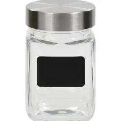 vidaXL opbevaringsglas med etiket 24 stk. 300 ml - Kagedåser New