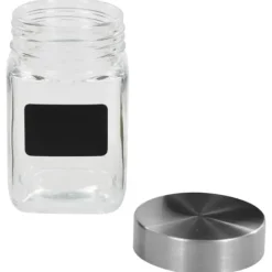 vidaXL opbevaringsglas med etiket 24 stk. 300 ml - Kagedåser New