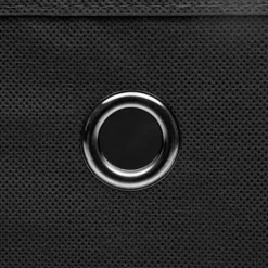 vidaXL opbevaringskasser med låg 4 stk. 32x32x32 stof sort - Opbevaringskasser Hot