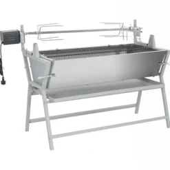 vidaXL Grill-Ovne & Ovn Med Roterende Stegespyd>roterende grillspyd i jern og rustfrit stål - Stegeovne & rotisserier