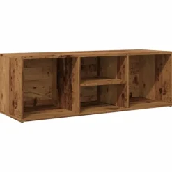 vidaXL Tøj- & Garderobeopbevaring>skobænk 105x35x35 cm konstrueret træ antikt trælook