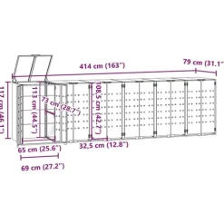 vidaXL Tilbehør Til Affaldshåndtering><noscript><img width=