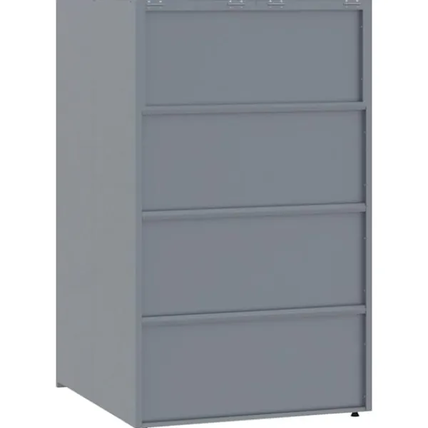 vidaXL Tilbehør Til Affaldshåndtering>skraldespandsskjuler 69x79x117 cm 1 rum stål grå