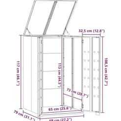 vidaXL Tilbehør Til Affaldshåndtering><noscript><img width=