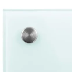 vidaXL stænkplade 70x50 cm hærdet glas hvid - Køkkenredskaber Online