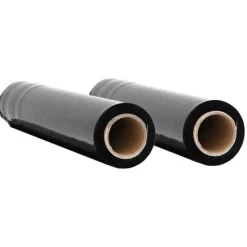 vidaXL Strækfilm 2 pcs sort 20 μm 50 cm x 300 m Online