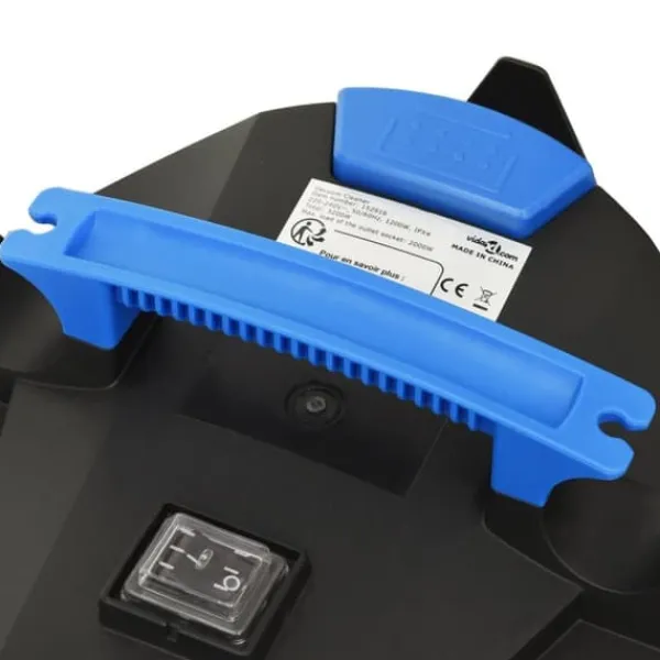 vidaXL Grovstøvsugere>våd-/tørstøvsuger 1200 W 30 l sølvfarvet - Vand– & støvsugere