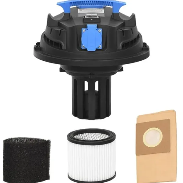 vidaXL Grovstøvsugere>våd-/tørstøvsuger 1200 W 30 l sølvfarvet - Vand– & støvsugere