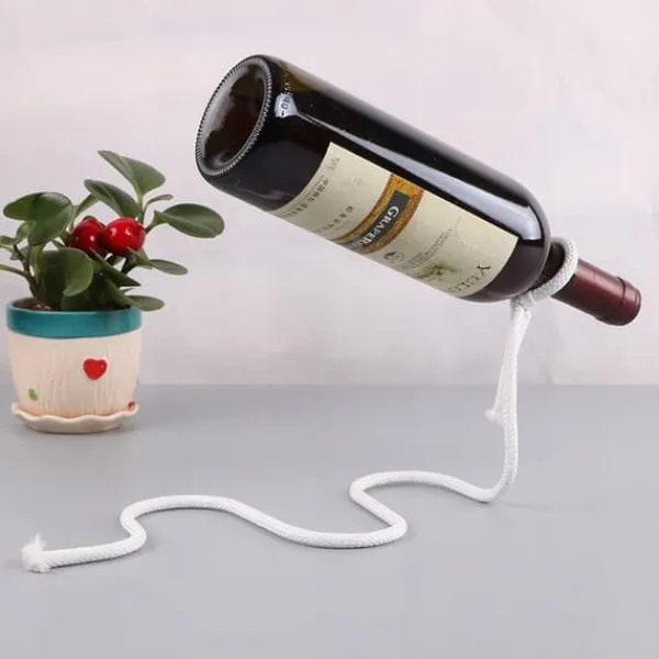 VINHOLDER STAND FLASKE ALKOHOL SNOR STILFULD MODERNE GAVE New