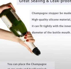 Vinkork Champagne Vakuumforseglinger Stopper Champagne låsning Best