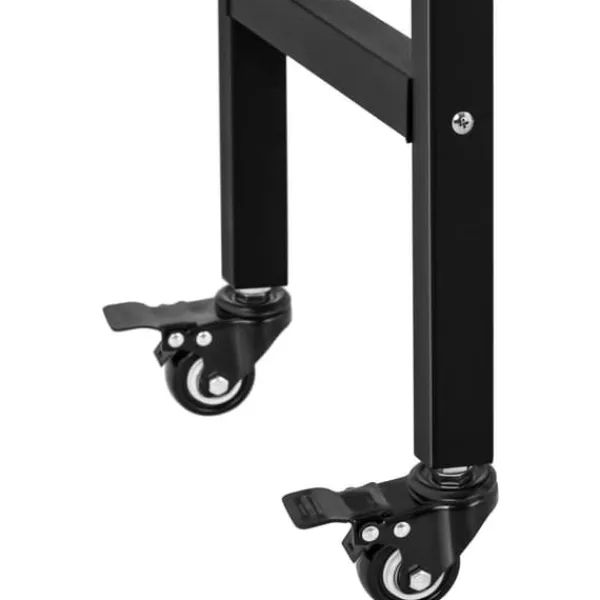 Popcornmaskiner>Vognbund til popcornmaskine med retro skab 51 x 37 cm - sort og guld