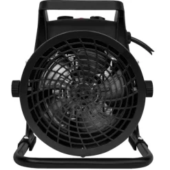 Vonroc Varmeblæser - 2000W | 20m2 - Keramisk | 3 Indstillinger | Bærbar til Bolig, Camping og Garage | Grå