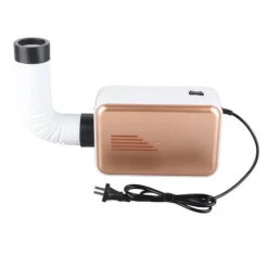 600W bærbar multifunktionel elektrisk tørretumbler til sko og tøj - guld EU-stik New