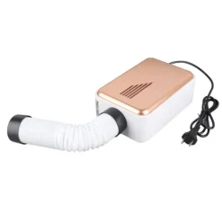 600W bærbar multifunktionel elektrisk tørretumbler til sko og tøj - guld EU-stik New