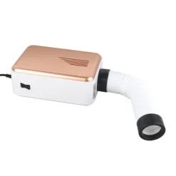 600W bærbar multifunktionel elektrisk tørretumbler til sko og tøj - guld EU-stik New